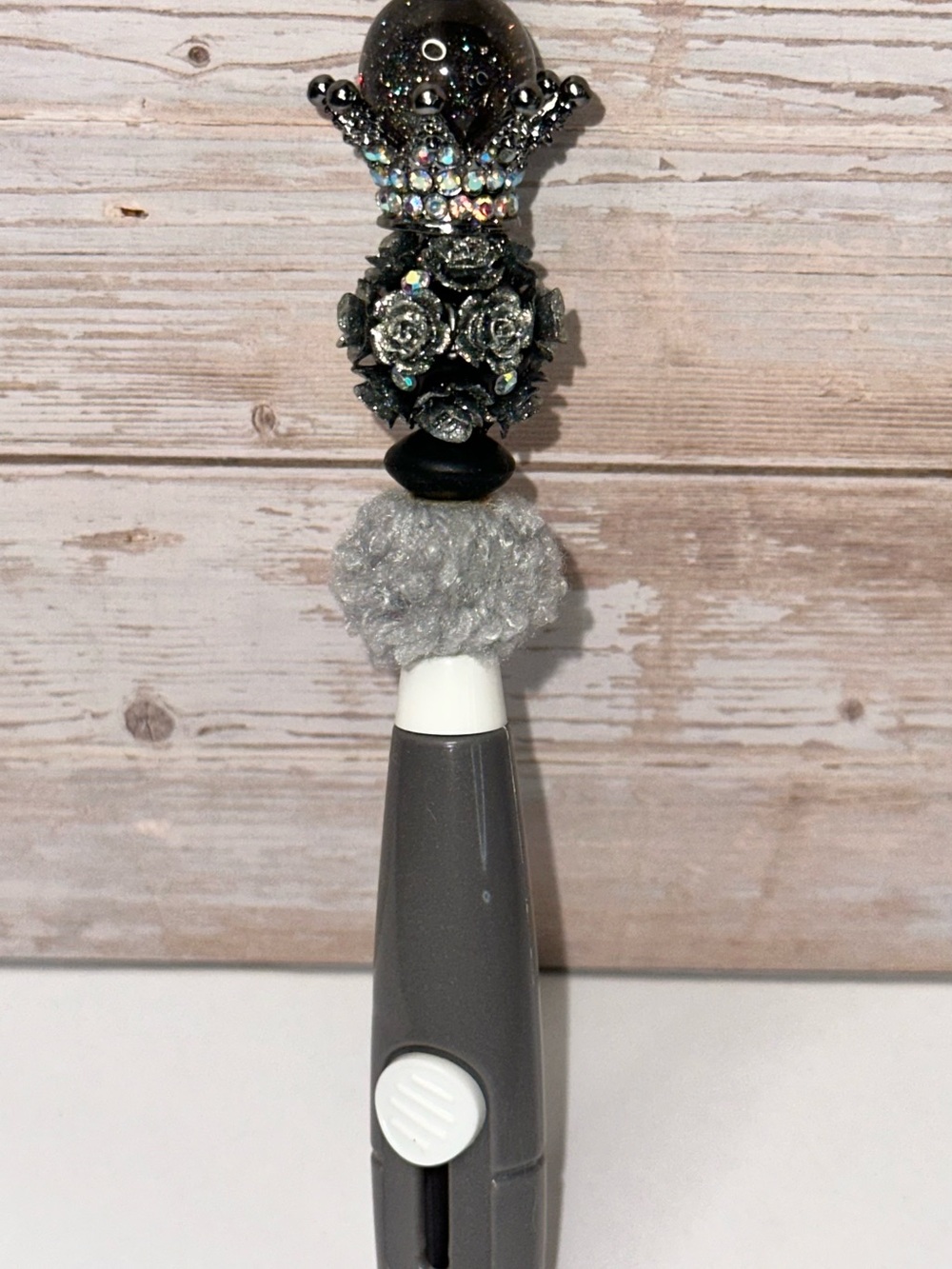 Embellished Black & Silver Decorative Box Cutter